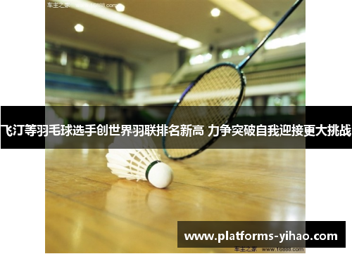 飞汀等羽毛球选手创世界羽联排名新高 力争突破自我迎接更大挑战